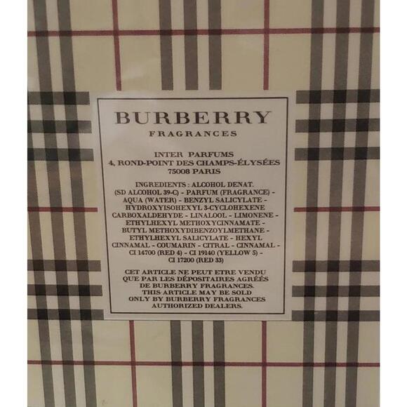 Burberry Brit 3.3 oz - 100ml Spray – Discontinued Classic, Sealed Box, Authentic - Picture 3 of 6